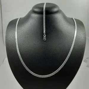 Conjunto elo duplo 4mm x 70cm