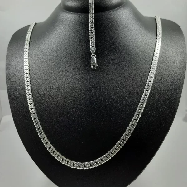 Conjunto elo duplo 6mm x 70cm
