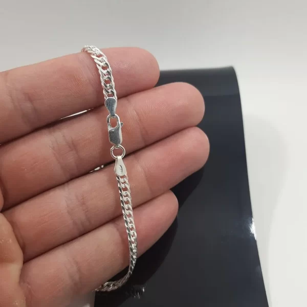 Pulseira elo duplo 4,5mm x 21,5cm - Image 2