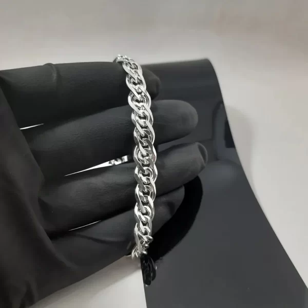 Pulseira elo carioca 10mm x 22cm