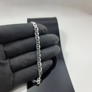 Pulseira flat marina 6mm x 21,5cm