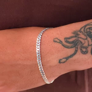 Pulseira grumet 4mm x 21cm