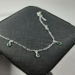 Pulseira gota verde