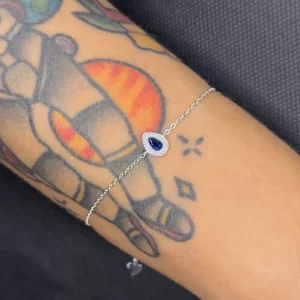 Pulseira gota cravejado cores